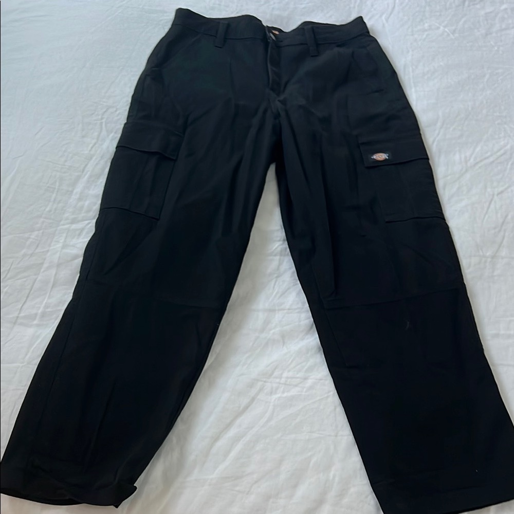 Dickies Black Straight Leg Utility Cargo Pants